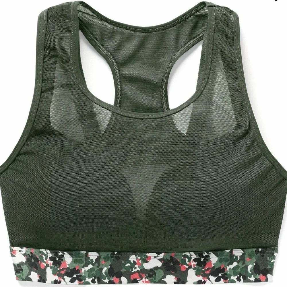 NWT Adore Me Micah Contour Plus High Impact Sports Bra Green Size 42C